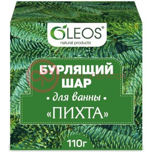 Олеос шар бурлящий для ванн 110г пихта