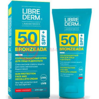 Либридерм бронзиада крем для лица и декольте 50мл солнцезащ. spf50