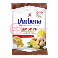 Вербена леденцовая карамель 60г начинка имбирь