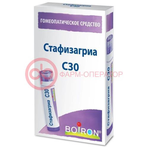 Стафизагриа с30 гранулы гомеопатические 4г монокомп препар растит происх Стафизагриа с30 гранулы гомеопатические 4г монокомп препар растит происх