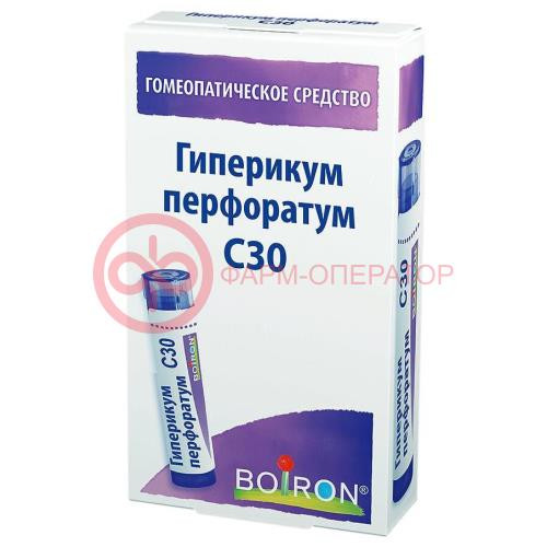 Гиперикум перфоратум с30 гранулы гомеопатические 4г монокомп Гиперикум перфоратум с30 гранулы гомеопатические 4г монокомп