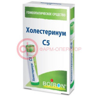 Холестеринум с5 гранулы гомеопатические 4г монокомп препар животн происх