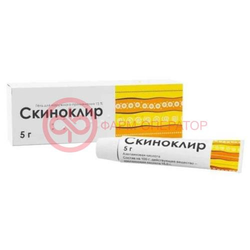 Скиноклир гель для наружного применения 15% 5г Скиноклир гель для наружного применения 15% 5г