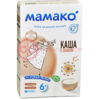 Мамако каша 200г. 5 злаков козье мол.