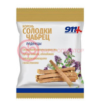 911 ваша служба спасения леденцы 50г корень солодки + чабрец + вит. с