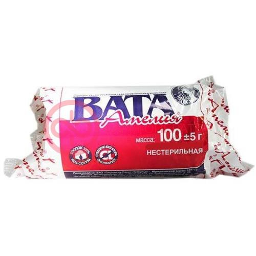 Амелия вата гигиеническая 100г н/стер