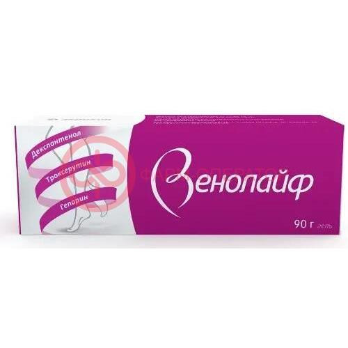 Венолайф гель для наружного применения 0.25% + 5% + 2% 90г Венолайф гель для наружного применения 0.25% + 5% + 2% 90г
