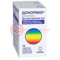 Донормил таблетки покрытые пленочной оболочкой 15мг №10