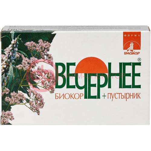Вечернее + пустырник биокор драже 160мг №120 валериана + пустырник Вечернее + пустырник биокор драже 160мг №120 валериана + пустырник