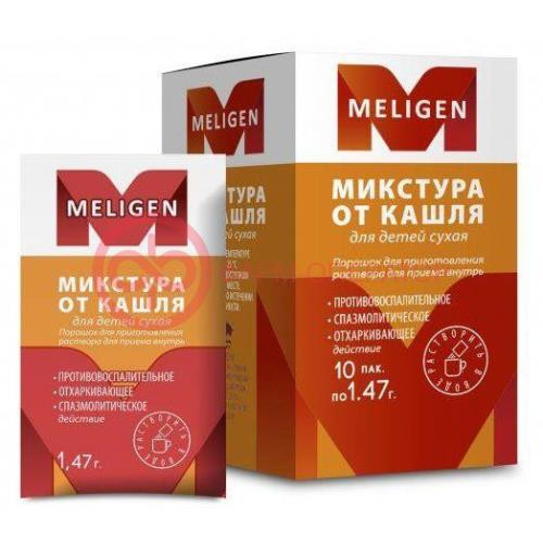 Микстура от кашля для детей сухая порошок для приготовления раствора для приема внутрь 1,47г №10 Микстура от кашля для детей сухая порошок для приготовления раствора для приема внутрь 1,47г №10