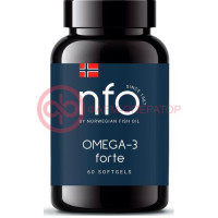 Норвегиан фиш оил омега-3 форте капсулы 1384мг №60