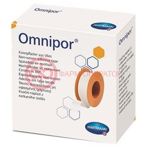 Омнипор пластырь 1,25смх5м неткан. белый /арт.900550/