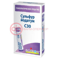 Сульфур йодатум с30 гранулы гомеопатические 4г монокомп препар минер-химич происх