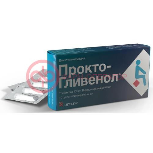 Прокто-гливенол суппозитории ректальные №10 Прокто-гливенол суппозитории ректальные №10