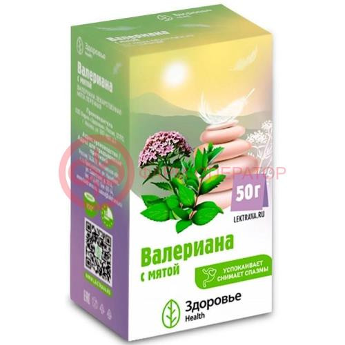 Валериана с мятой чайный напиток 50г