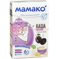 Мамако каша 200г. овсяная + чернослив козье мол.