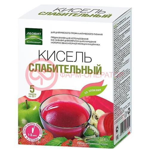 Леовит кисель 20г №5 слабительный