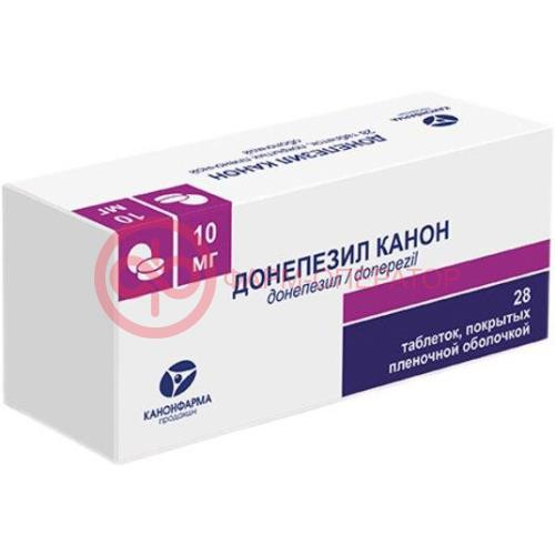 Донепезил канон таблетки покрытые пленочной оболочкой 10мг №28