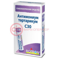 Антимониум тартарикум с30 гранулы гомеопатические 4г монокомп препар минер-химич происх