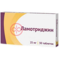 Ламотриджин таблетки 25мг №30
