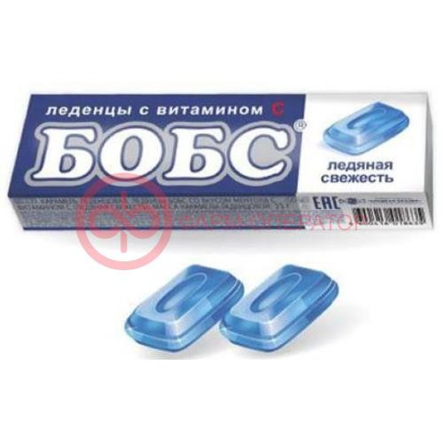 Бобс леденцовая карамель 3,5г №10 со вкусом ментола ледяная свежесть