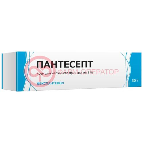 Пантесепт крем для наружного применения 5% 30г