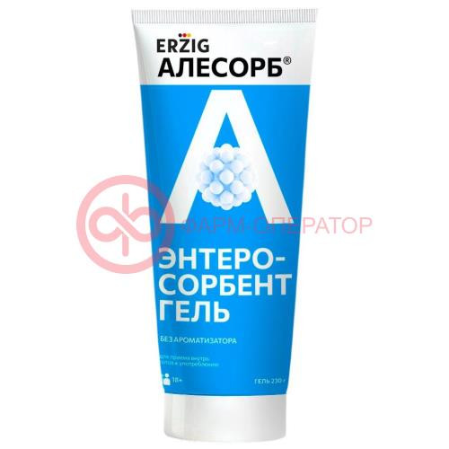 Алесорб энтеросорбент эрциг гель для приема внутрь 230г б/ароматизатора Алесорб энтеросорбент эрциг гель для приема внутрь 230г б/ароматизатора