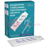 Глюкозамин хондроитин мсм + гиалурон к-та гель 25г №14