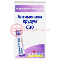 Антимониум крудум с30 гранулы гомеопатические 4г монокомп препар минер-химич происх