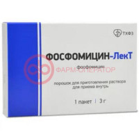Фосфомицин-лект порошок для приготовления раствора для приема внутрь 3000мг 8000мг